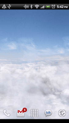 Скриншот приложения Blue Skies Free Live Wallpaper - №2
