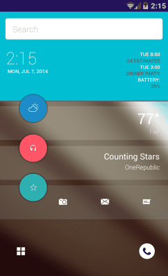 Скриншот приложения MYCOLORSCREEN Android Theme L - №2