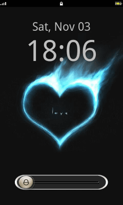 Скриншот приложения Love Lockscreen Theme - №2