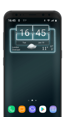 Скриншот приложения 3D Flip Clock Theme Pack 04 - №2
