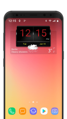Скриншот приложения 3D Flip Clock Theme Pack 03 - №2