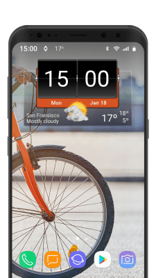 Скриншот приложения 3D Flip Clock Theme Pack 01 - №2