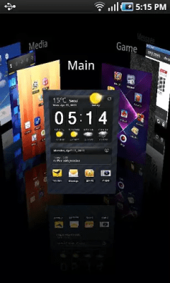 Скриншот приложения Regina 3D Launcher - №2
