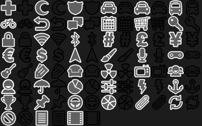 Скриншот приложения BL Essentials BW Icon Pack - №2