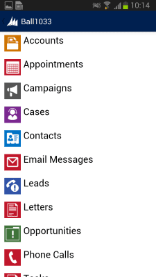 Скриншот приложения Dynamics CRM for phones - №2
