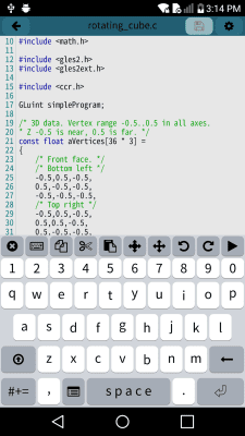 Скриншот приложения Мобильный C [ C/C++ Compiler ] - №2