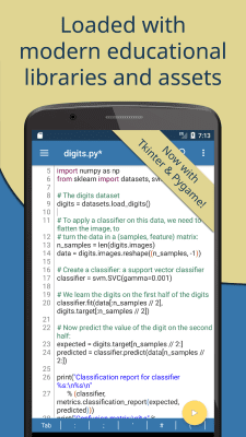 Скриншот приложения Pydroid 3 - Educational IDE for Python 3 - №1