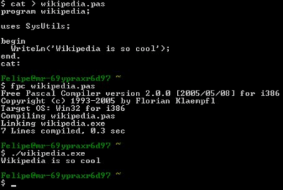 Скриншот приложения Free Pascal - №1