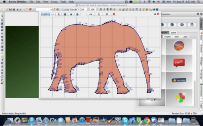 Скриншот приложения Aurora 3D Text & Logo Maker - №2