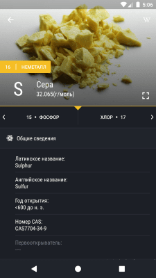 Скриншот приложения Таблица Менделеева - Химия - №2