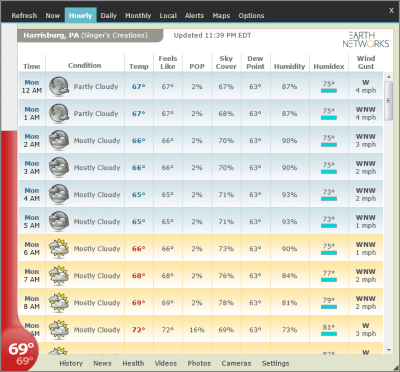 Скриншот приложения Weather Watcher Live - №2