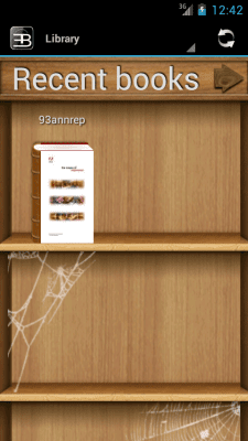 Скриншот приложения EBookDroid - №1