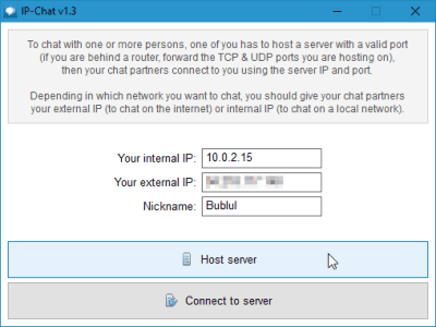 Скриншот приложения IP-Chat - №2