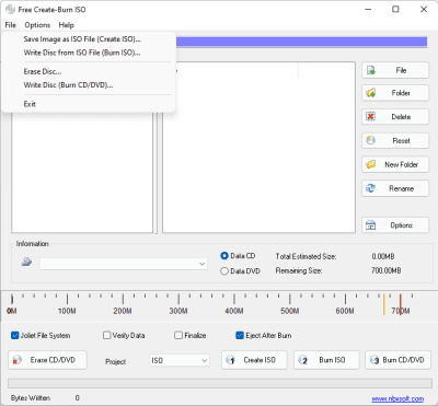Скриншот приложения Create-Burn ISO Image - №2
