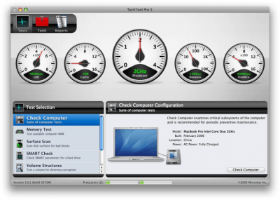 Скриншот приложения TechTool Pro - №1