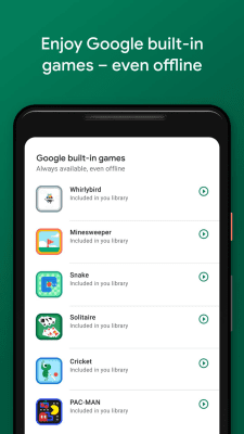 Скриншот приложения Google Play Игры - №2