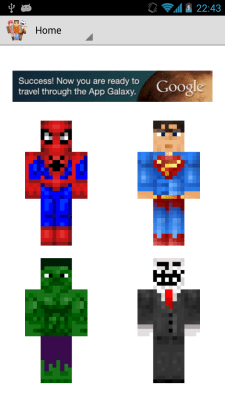 Скриншот приложения Skins for Minecraft - №1
