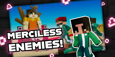 Скриншот приложения Игра в Кальмара MOD for MCPE - №2