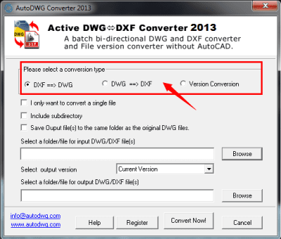 Скриншот приложения DWG DXF Converter - №1