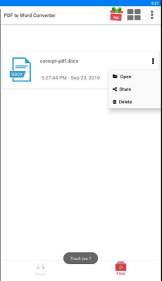 Скриншот приложения PDF to Word Converter - №2
