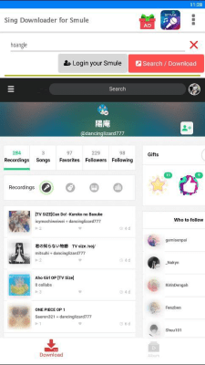 Скриншот приложения Song Downloader for Smule - №2