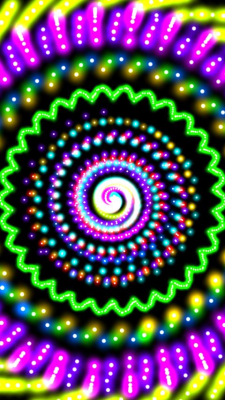 Скриншот приложения Glow Spin Art - №2