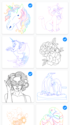 Скриншот приложения Dot to Dot to Coloring - №1