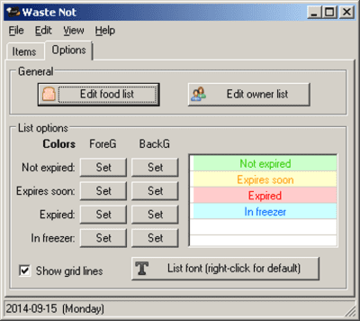 Скриншот приложения Waste Not - №2
