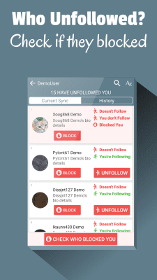 Скриншот приложения Follower Stats for Instagram - №2