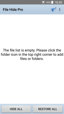 Скриншот приложения File Hide Pro - №2