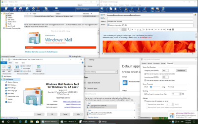 Скриншот приложения Windows Mail Restore Tool - №1