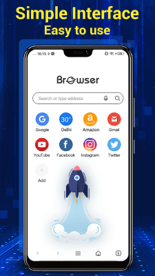Скриншот приложения Браузер для Android - №2