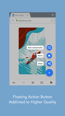 Скриншот приложения Mercury Browser for Android - №2