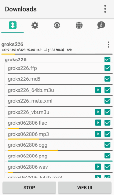 Скриншот приложения Transmission BTC - Torrent Downloader - №2