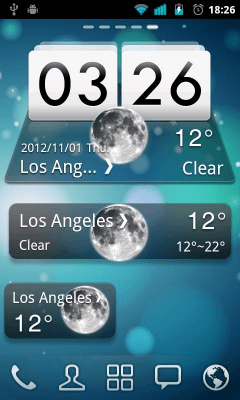 Скриншот приложения MIUI Style GO Weather EX - №2