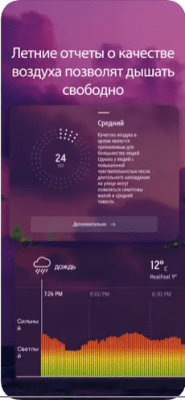 Скриншот приложения AccuWeather - Weather for Life - №2
