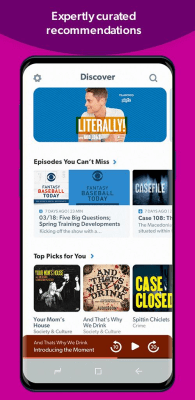 Скриншот приложения Stitcher Radio for Podcasts - №2