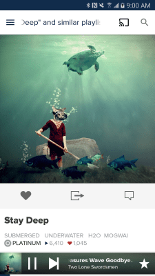 Скриншот приложения 8tracks - Playlist Radio - №2