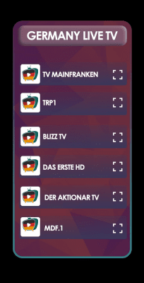Скриншот приложения German TV - №2