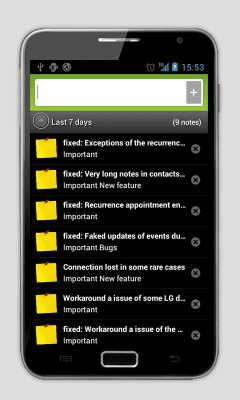 Скриншот приложения Outlook Note - USB Sync - №2