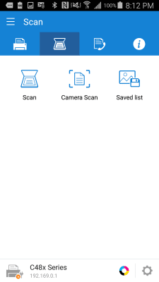 Скриншот приложения Samsung Mobile Print - №2