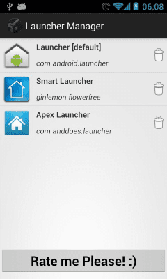 Скриншот приложения Launcher Manager - №1