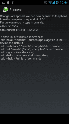 Скриншот приложения Remote ADB - №2