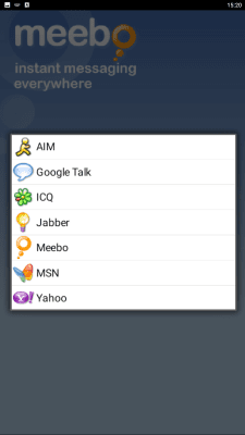 Скриншот приложения Meebo - №2