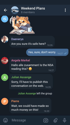 Скриншот приложения Telegram X - №2