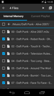 Скриншот приложения Simple Music Player Free - №2
