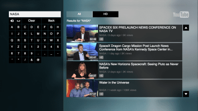 Скриншот приложения YouTube for Google TV - №2
