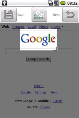 Скриншот приложения Web Clip Widget Trial Edition - №2