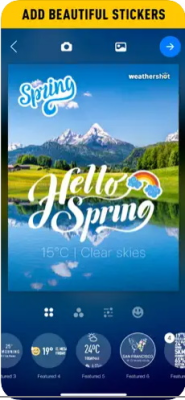 Скриншот приложения Weathershot - №2