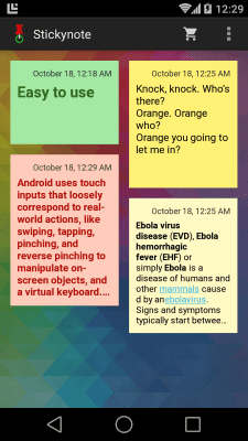 Скриншот приложения Stickynote Widget - №2